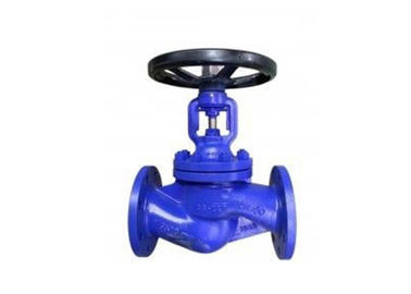 API EN Cast Steel Globe Valve PN16 - PN160 Pressure Blue Color High Performance